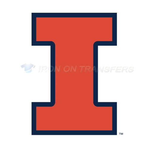 Illinois Fighting Illini Iron-on Stickers (Heat Transfers)NO.4606
